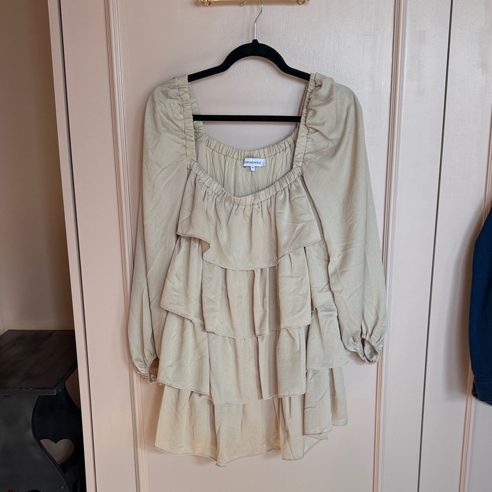 WeWoreWhat ruffle dress